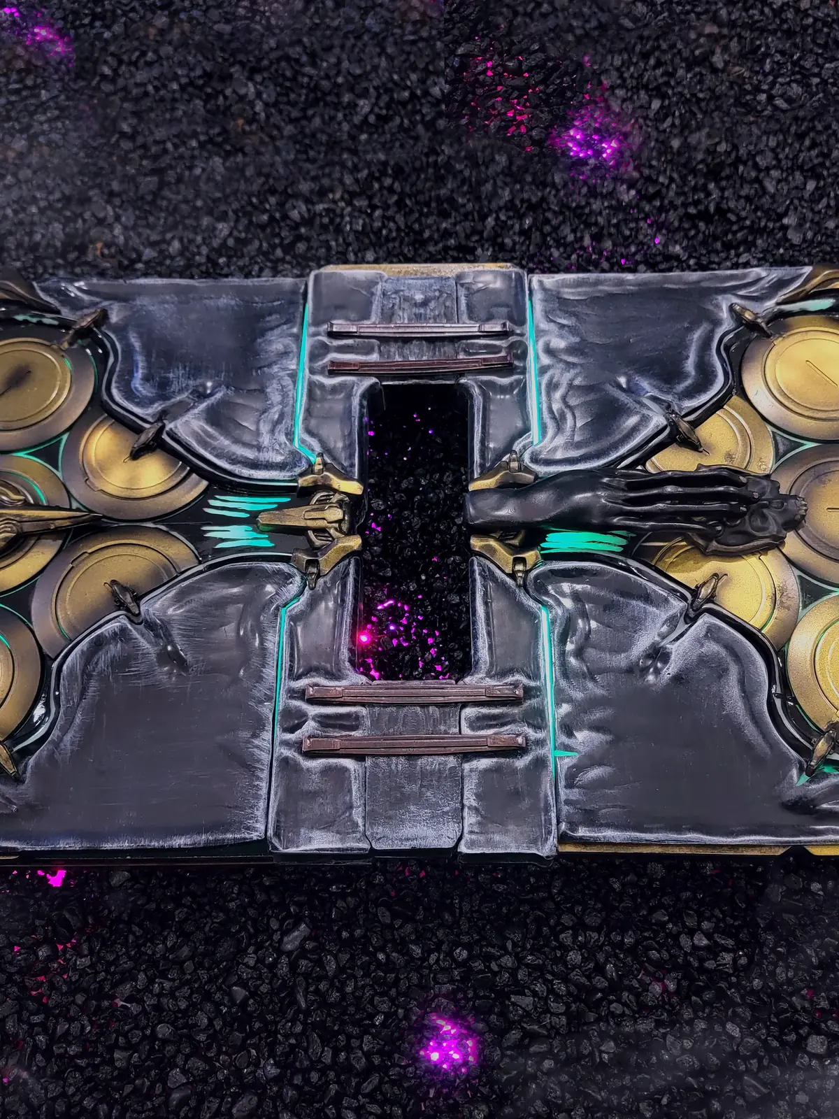Top-down view of the closed Albrecht's Grimoire prop by Hoku Props